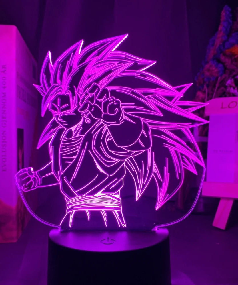 Dragon Ball Z Anime Figures 3D LED Light Childhood Desk Lamp Goku Figure Vegeta Gohan Anime Figures Room Decor Birthday Gift