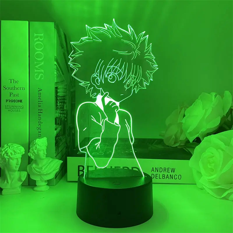 HUNTER Night Light Anime Peripherals Personality Creativity Killua Sissoe Table Lamp Desktop Decoration Bedroom holiday gift