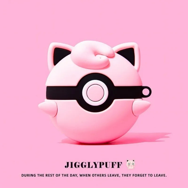 Pokemon  Case silicone For AirPods 3 Protective sleeve For AirPods Pro 1/2/Pro2 Cover 3D silicone Fall prevention Case