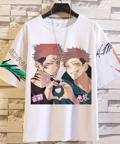 Anime Summer Jujutsu Kaisen T-Shirt Gojo Satoru Clothes Men and Women Fashion T Shirts Short Sleeves Casual Tops birthday gifts