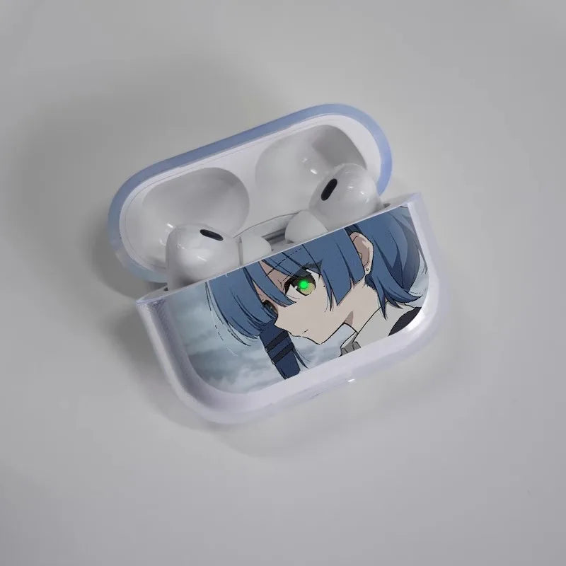 Lonely Rock Girl Earphone Case For Apple AirPods 4 3 2 1 Clear Protective Funny Animal Transparent Cover