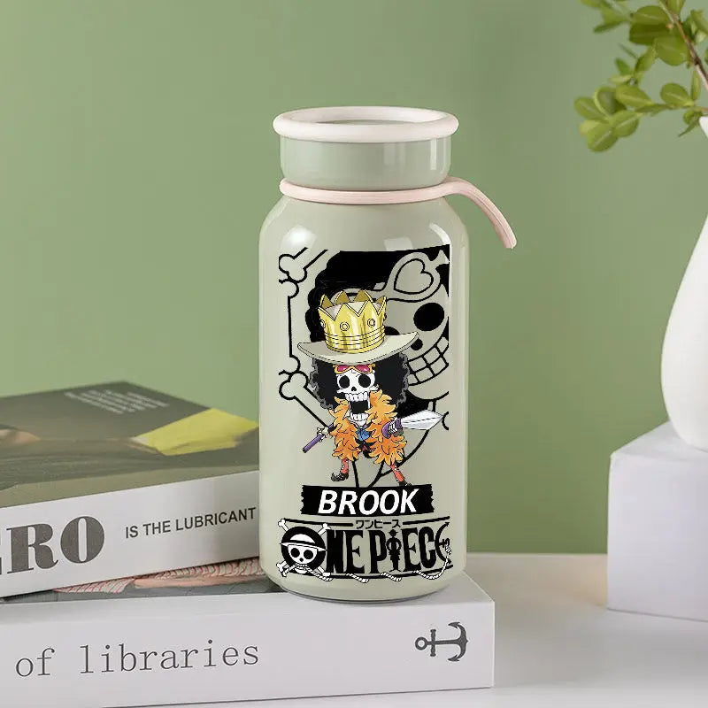 Anime One Piece Monkey D. Luffy Roronoa Zoro Nami Usopp Chopper Nico Robin Franky Insulated Cup Drinking Cup Anime Cup