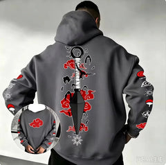 Naruto Akatsuki Kunai Hoodie – 2026 Japanese Anime Y2K Casual Sportswear Sweatshirt