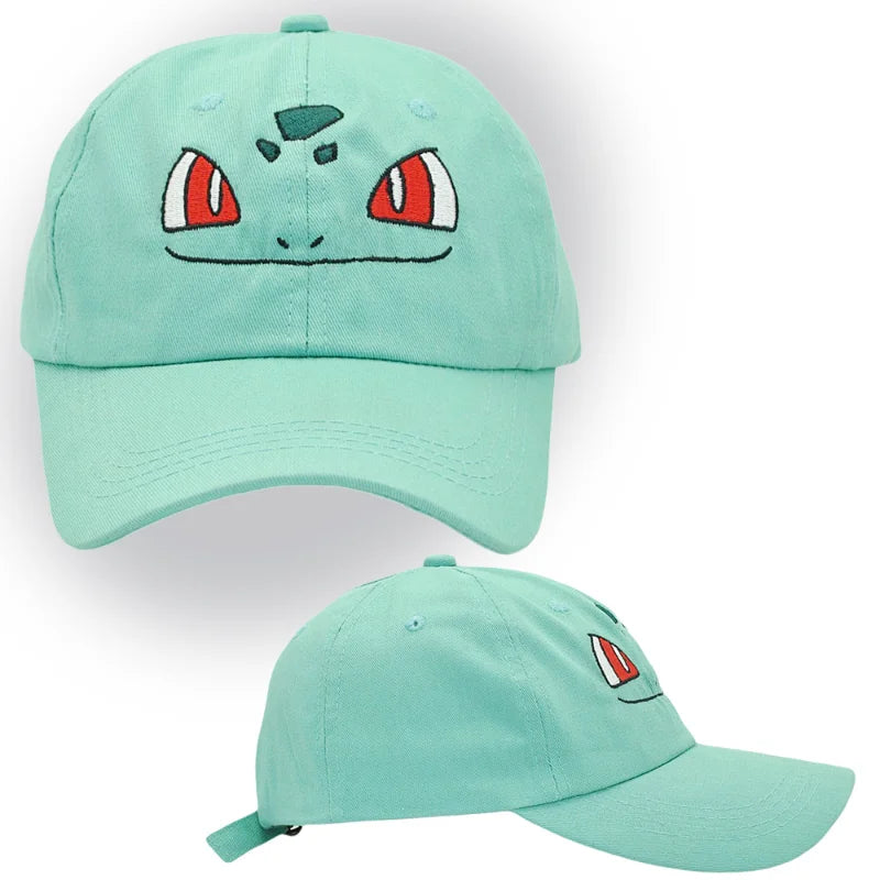 Pokémon Bulbasaur Baseball Cap – Unisex Cotton Outdoor Sports Hat