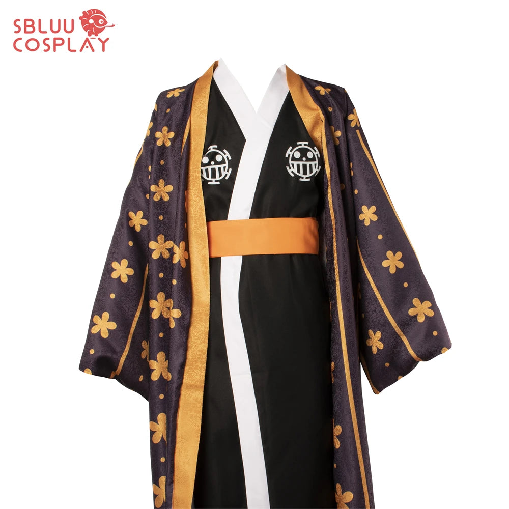 Cosplay Anime Wano Country Law  Kimono Cosplay Costume