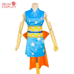 One Piece Wano Country Nami Cosplay Costume – Anime Kimono Outfit