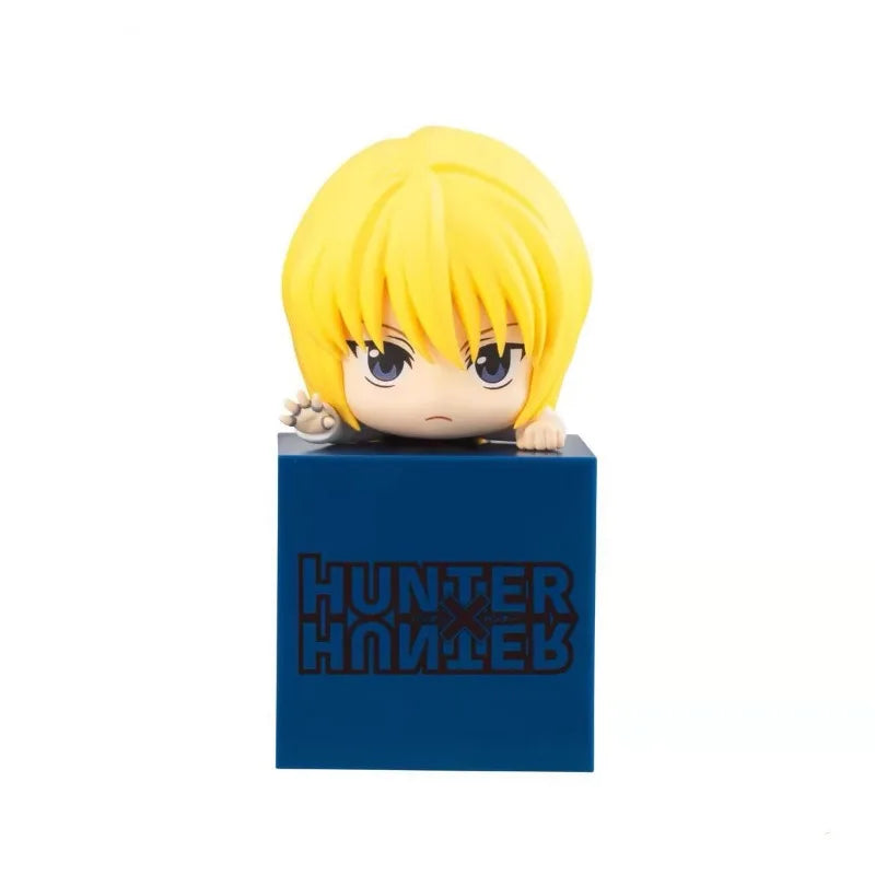 HUNTER Personality Creative Q Edition Xiaojie Killua Kurapika Cute Party Figure Chassis Desktop Ornaments holiday gift