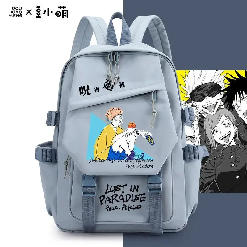 Jujutsu Battle School Bag, Knotweed Yuhito, Fushiguro, Anime, Japanese Personality, Student, Backpack, Holiday Gift