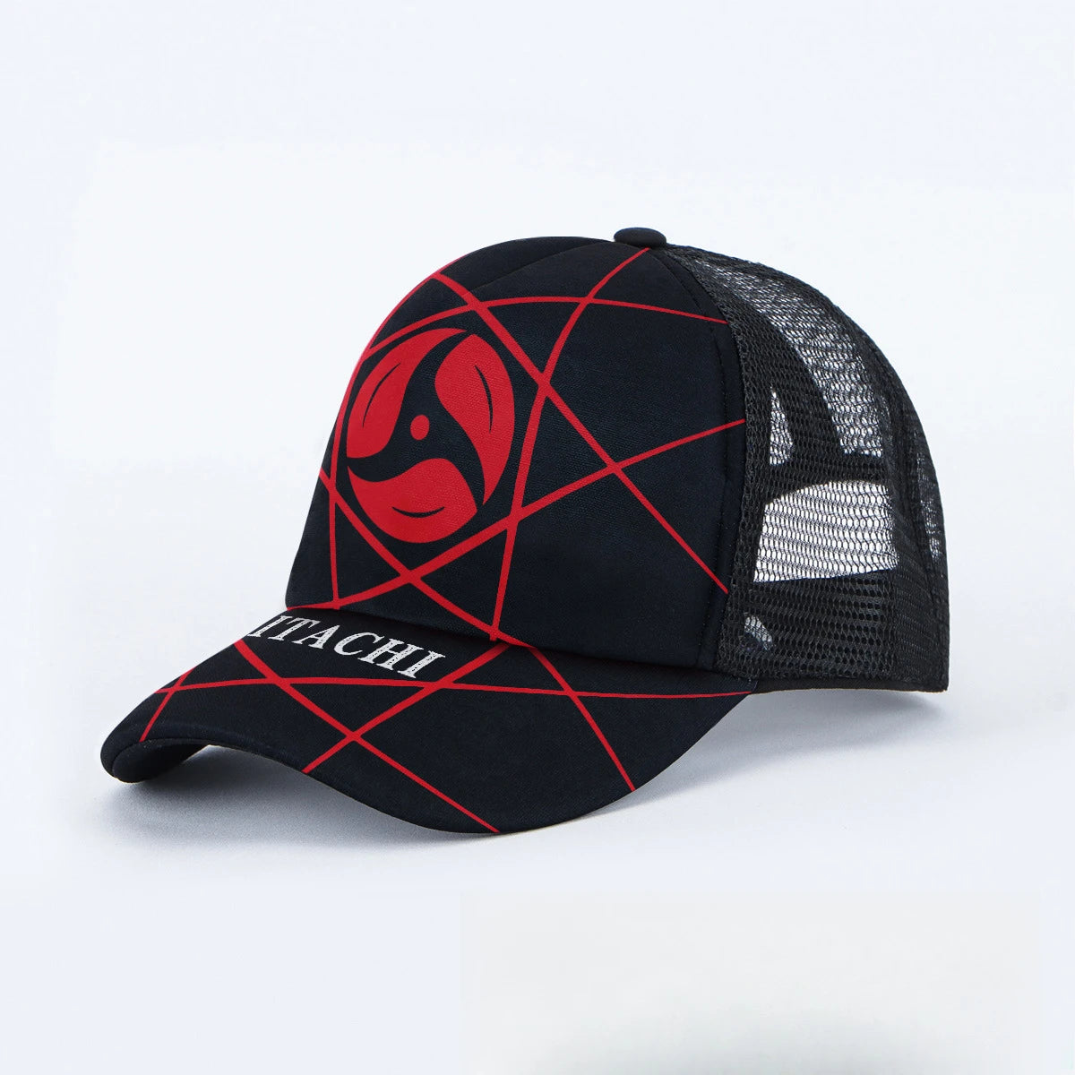 Anime Naruto Shippuden Baseball Cap Summer Beach Sun Hat Uchiha Itachi Sharingan Eye Cosplay Adjustable Sport Cap