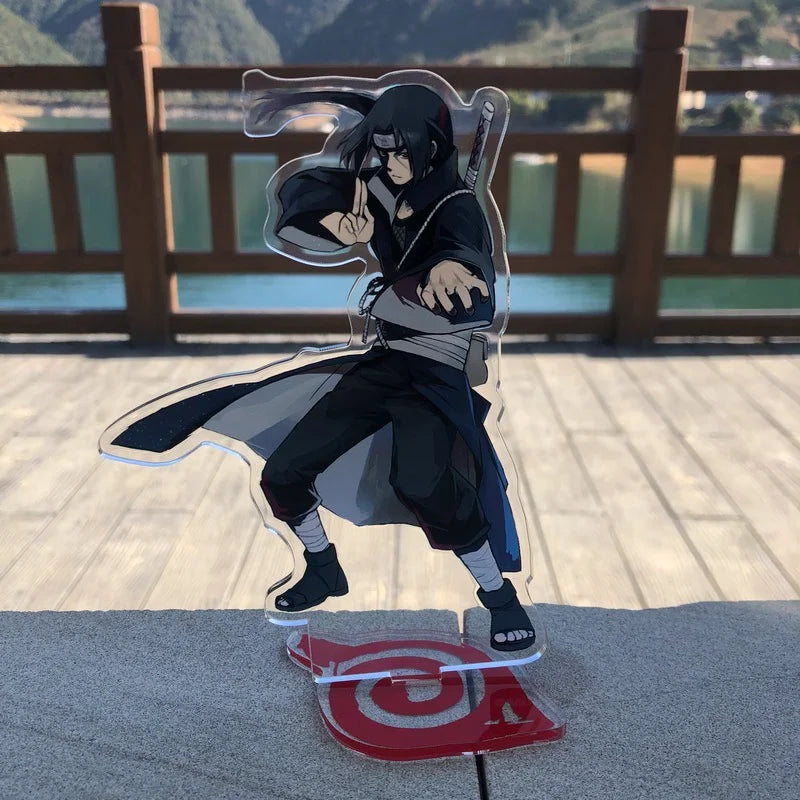 Anime Acrylic Stand Character Model Board Table Decoration Key Chain Kakashi Itachi Sasuke Lady Gift Jewelry Accessories