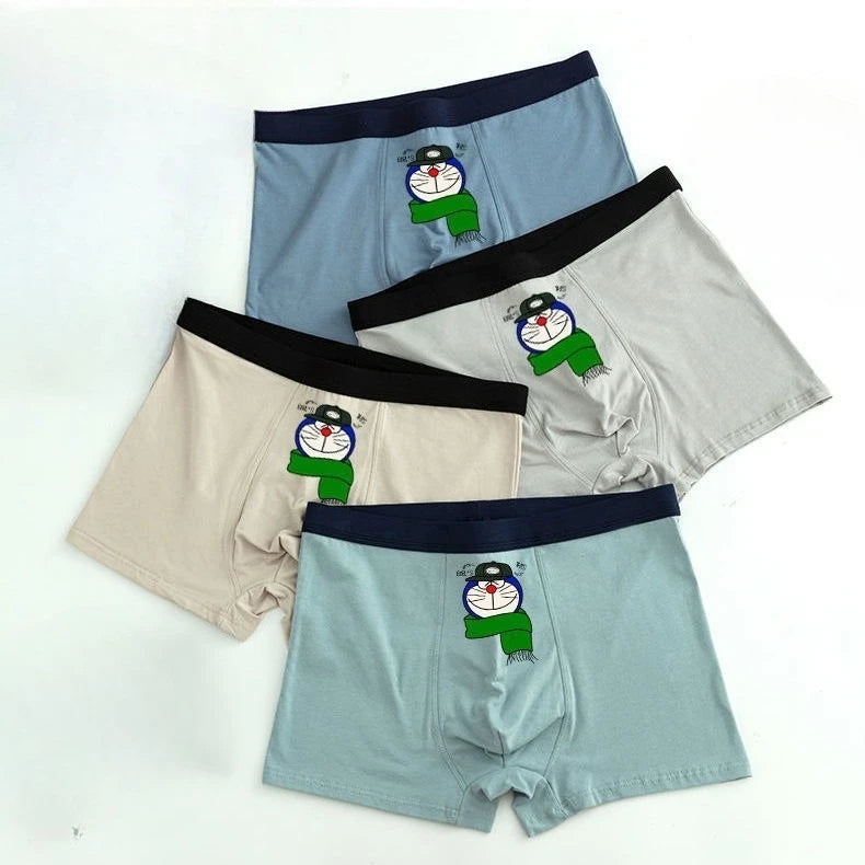 Doraemon Cartoon Boxer Shorts – Cute & Comfy Breathable Underwear