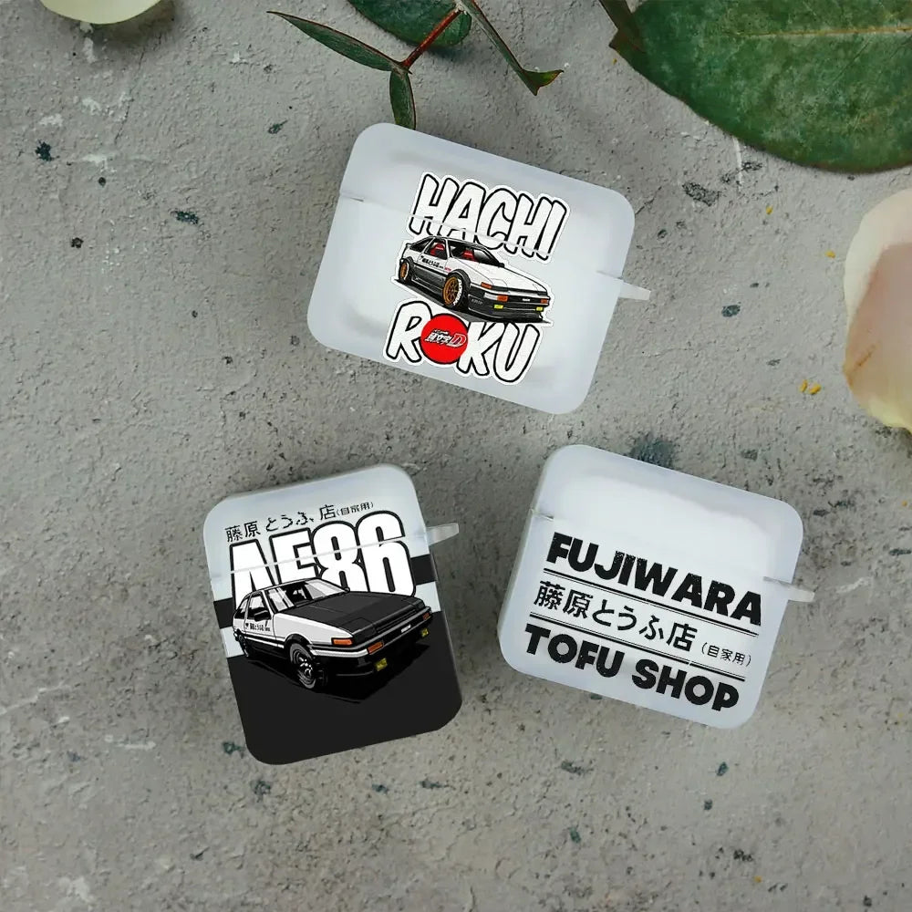 Fujiwara Takumi AE86 AirPods Case – Initial D Anime Protective Cover (1/2/3/Pro/4)