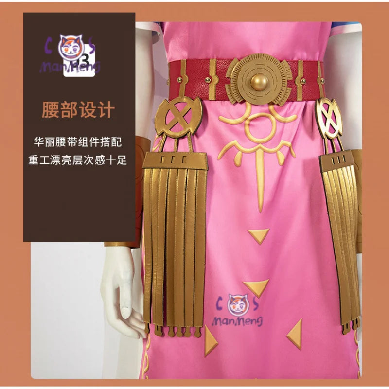 Game SSB Zelda Cosplay Costume Zelda princess Wig shoes ears props Accessorie party carnival set Woman uniform complete set