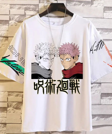 Anime Summer Jujutsu Kaisen T-Shirt Gojo Satoru Clothes Men and Women Fashion T Shirts Short Sleeves Casual Tops birthday gifts