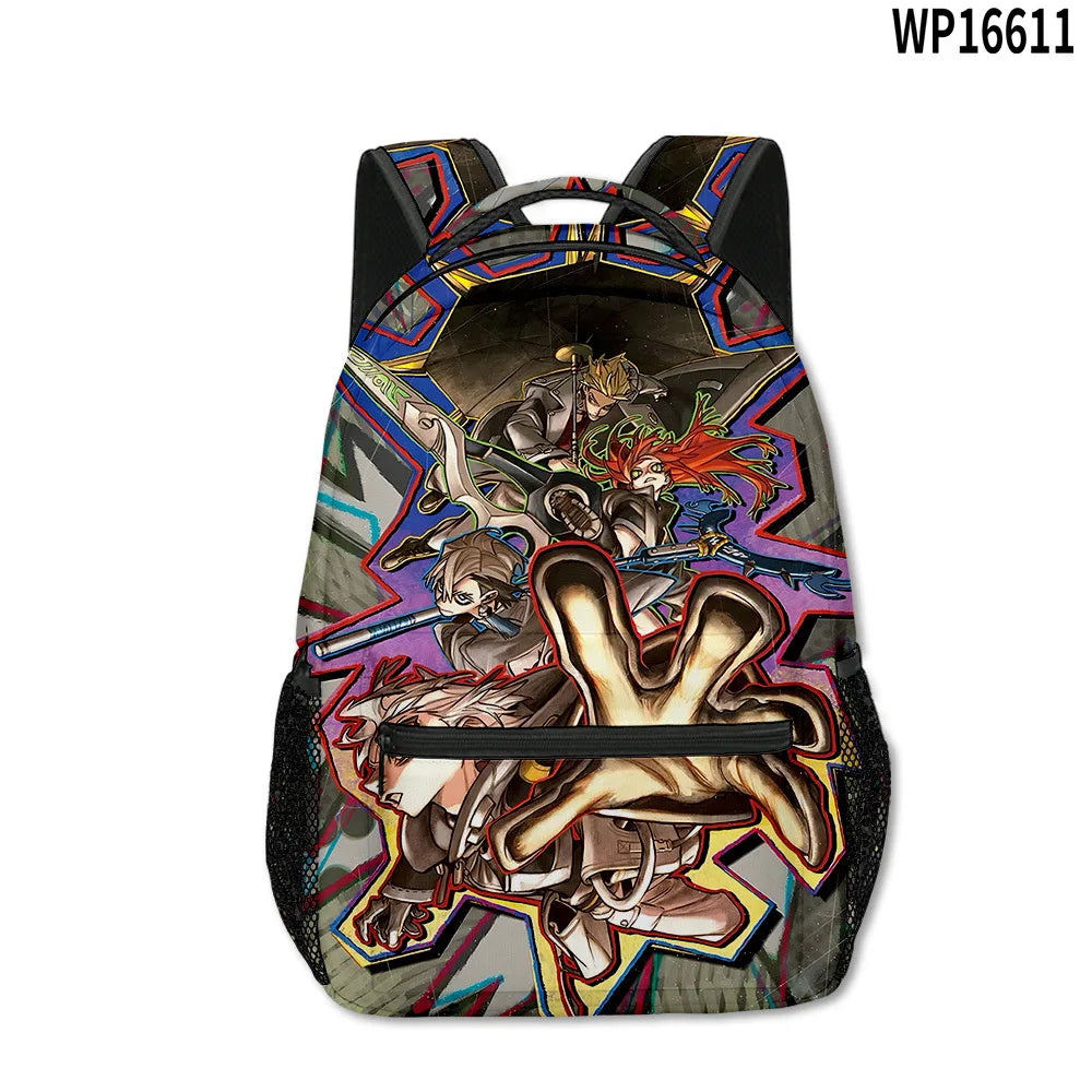 Trendy Popular Novelty Gachiakuta student Bookbag Notebook Backpacks 3D Print Oxford Waterproof Boys/Girls Travel Backpacks