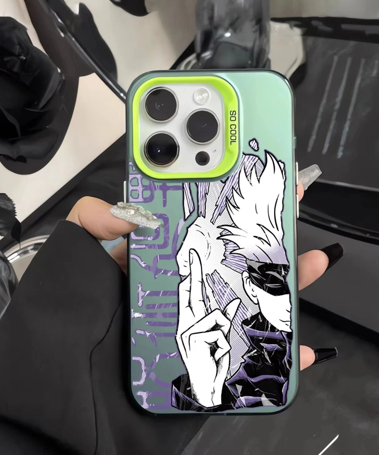 Hot Anime J-Jujutsu Kaisen Gojo Phone Case For iPhone 16e 16 Pro Max 15 14 Plus 13 12 Mini 11 Pro Shockproof Silicone Back Cover