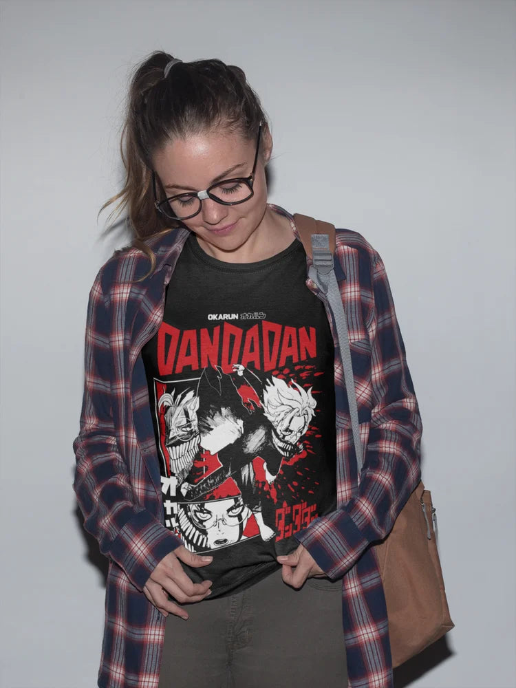 Dandadan Seiko Ayase & Momo Anime T-Shirt – Exclusive Cosplay Gift Tee