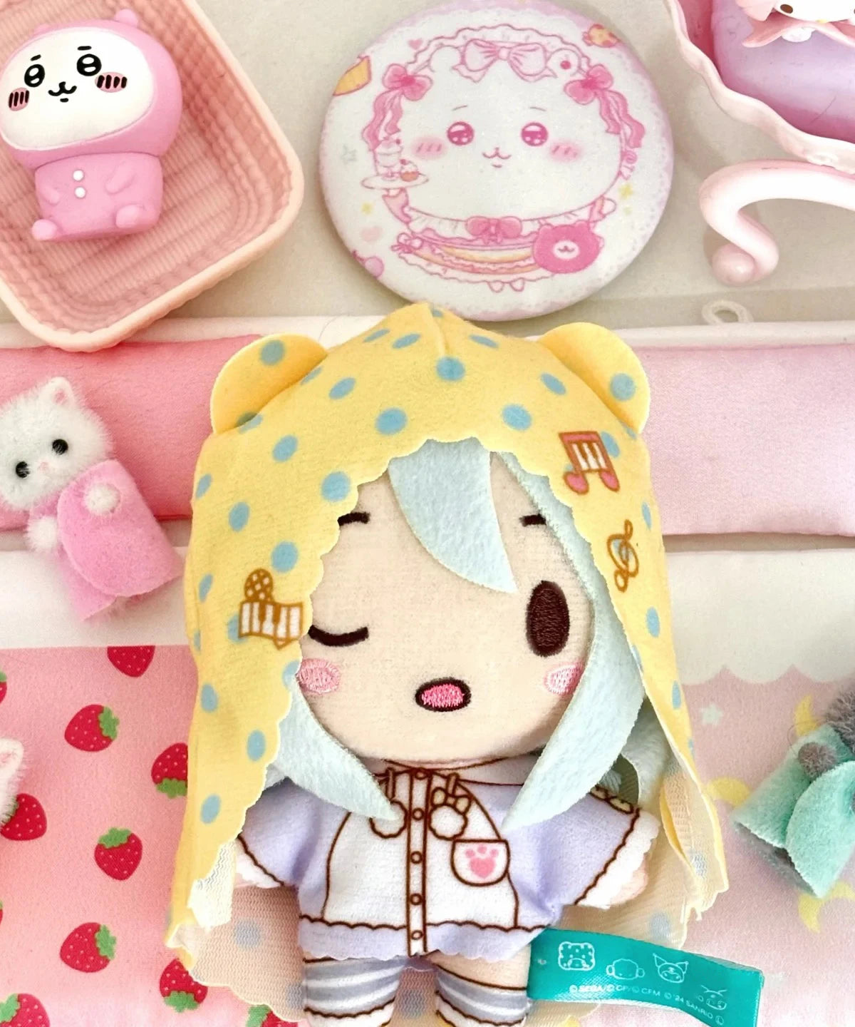 10cm PJSK Project Sekai Kusanagi Nene Stuffed Plushie Pendant Yoisaki Kanade Kawaii Backpacks Ornaments Plush Keychain Toys