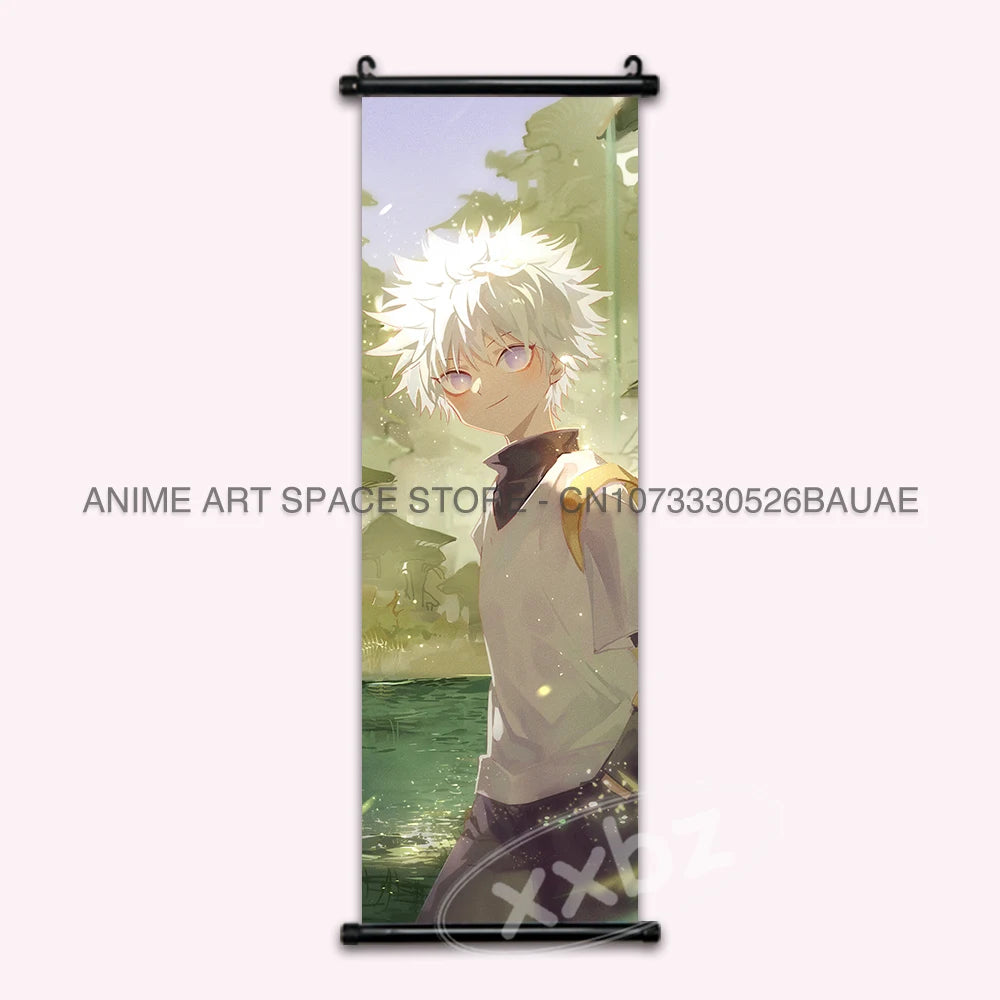 Hunter x Hunter Scroll Poster – Classic Anime Wall Art Canvas Decoration