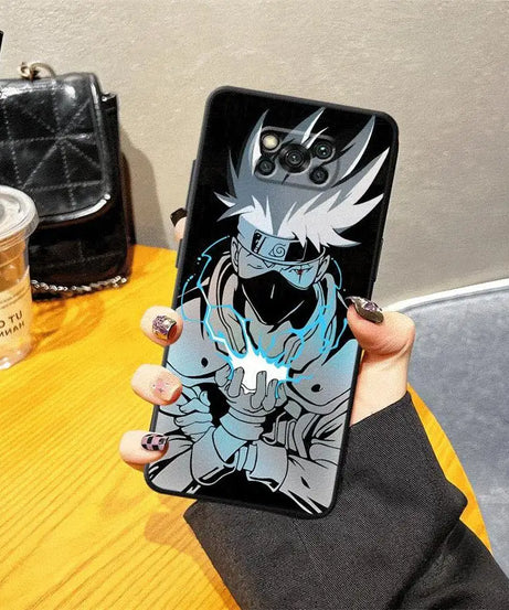 Case for Xiaomi Poco C61 C40 C75 M5 F3 X3 X4 X5 X7 Pro C50 C71 F1 M3 M4 M7 Pro Black Soft Phone Cover Anime Narutos Cool