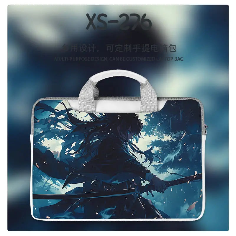 Demon Slayer Nezuko Tanjiro Notebook Laptop Bag Can Be Worn on One Shoulder As A Suitcase 12-16 Inches Anime Universal