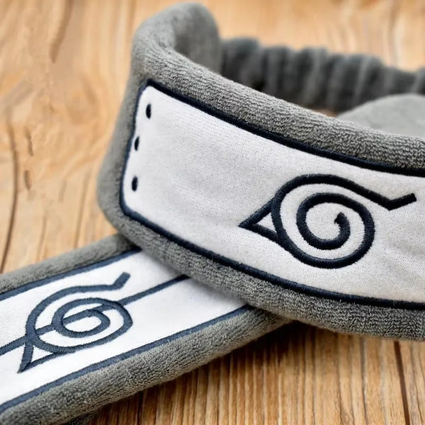 Hatake Kakashi Konoha Ninja Symbol Cosplay Cotton Headband & Wristband Set