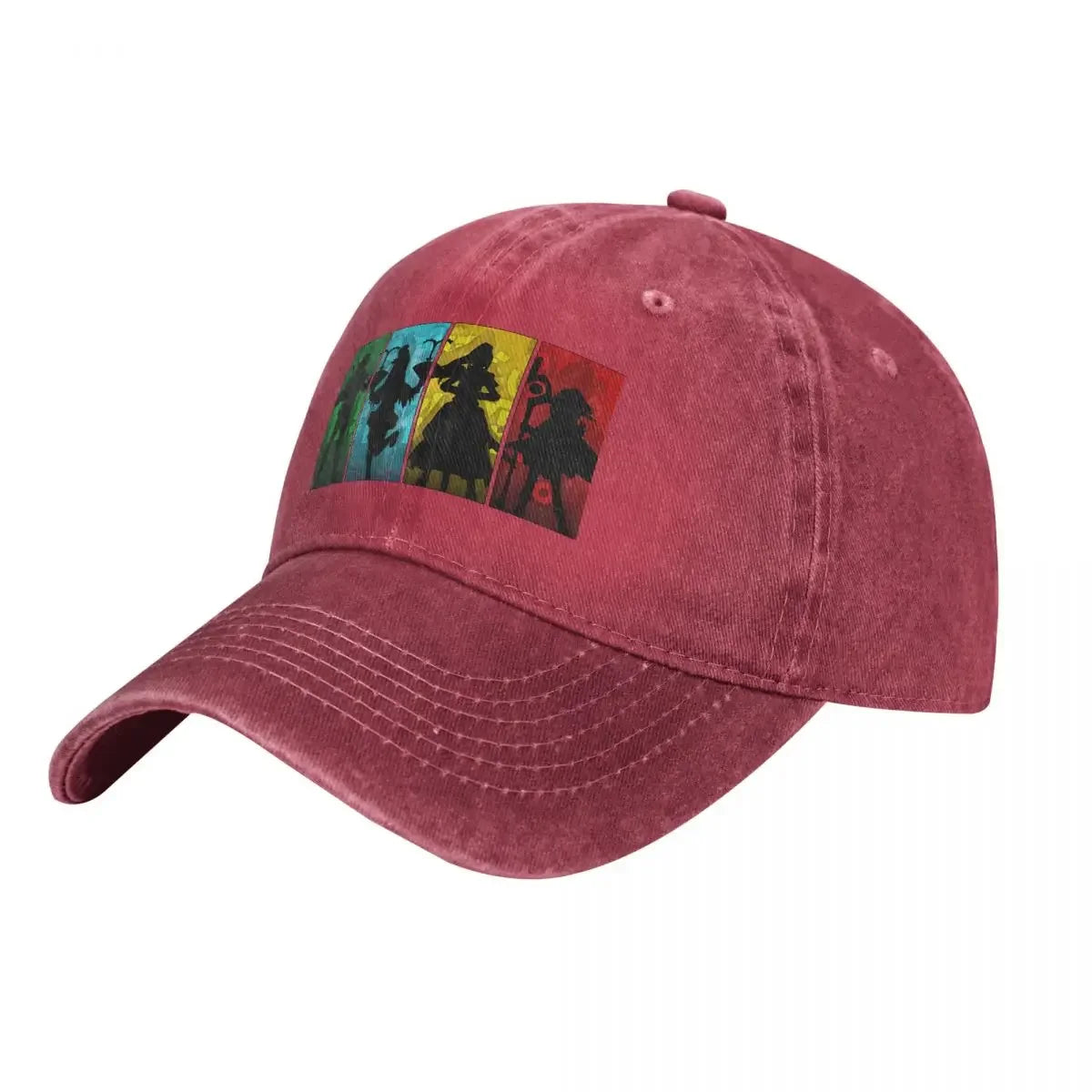 Anime Baseball Caps Hats Konosuba! Squad Silhouette Classic Dad Hat For Man Hip Hop Caps Sun Shade