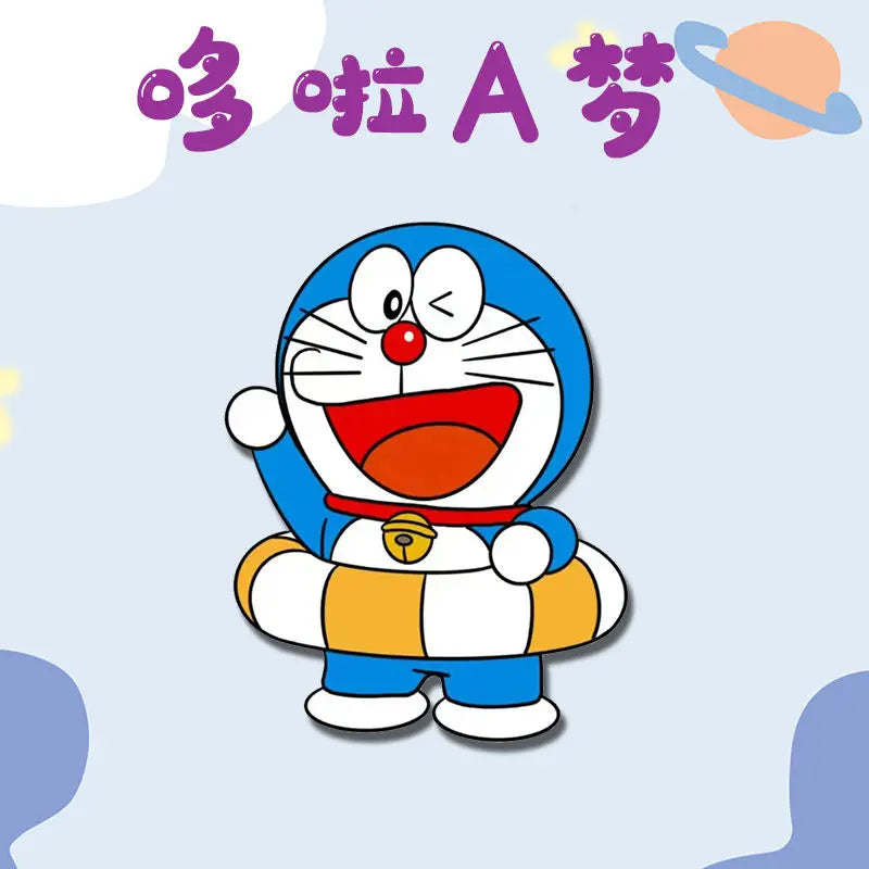 New Doraemon Anime Cartoon Kawaii Jingle Cat Cute Clothes School Bag Pins Ornaments Creative Personalized Badge Gift Wholesale