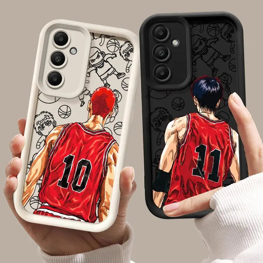 Slam Dunk Anime Phone Case – Soft Cover for Samsung Galaxy A15–A55 (4G/5G)
