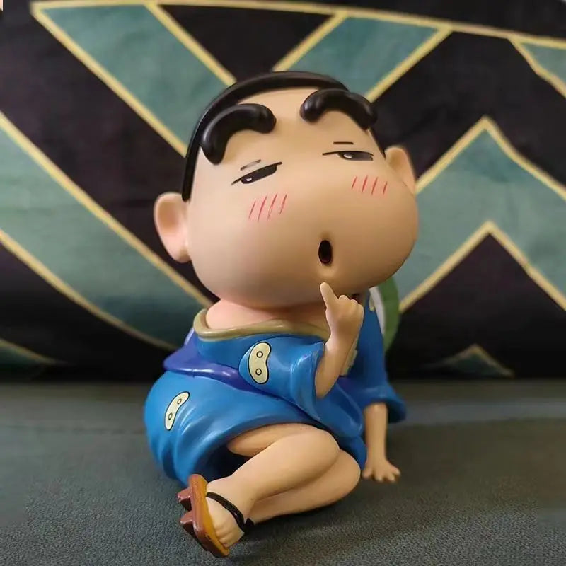 Crayon Shin chan Cute Joke Anime Office Desktop Car Creative Cute Bedroom Decoration Doll Handmade Birthday Gift