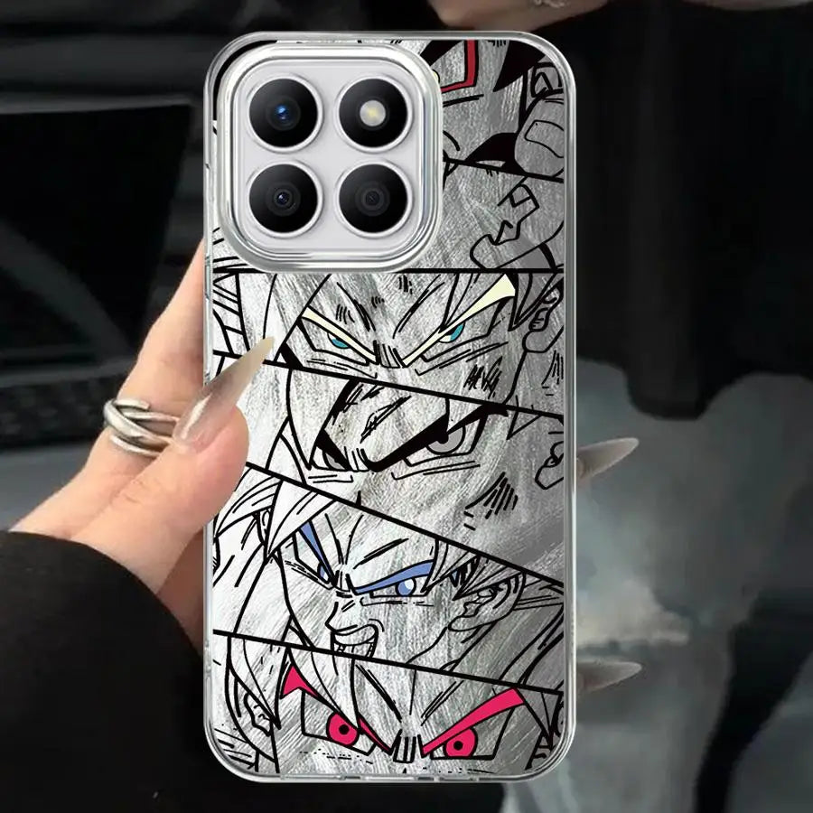 Phone Case for Honor 200 400 Lite X9b X8c X9a X7b 200 Pro X8b X9c X8a Soft Shell Goku Dragon Ball