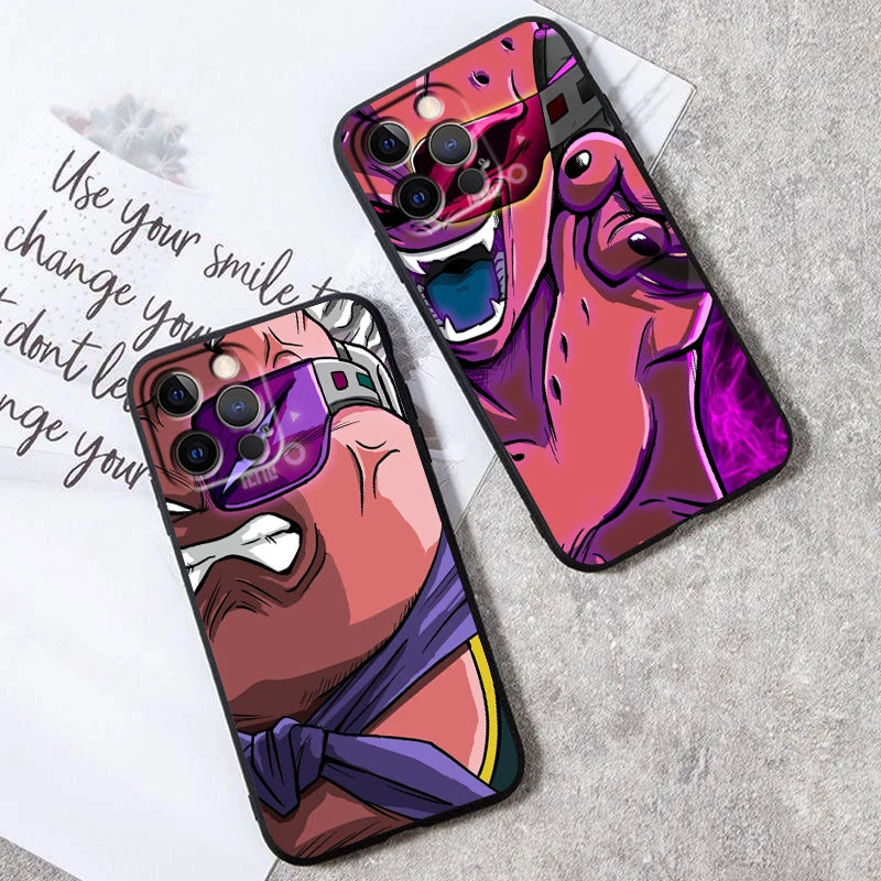 Dragon Ball Z Logo Black TPU Case – iPhone 7 to 15 Pro Max