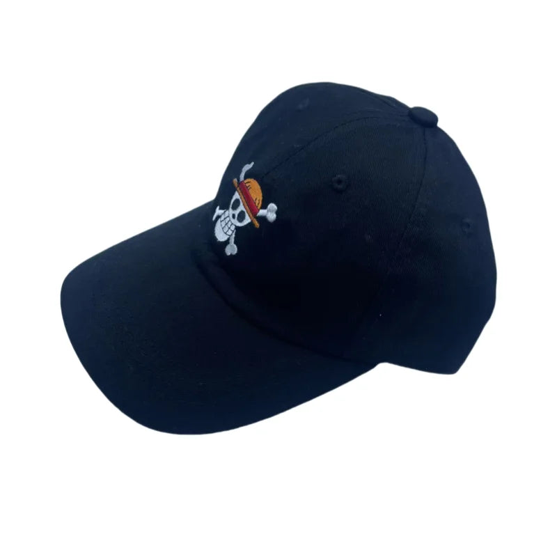 High Quality Anime ONE PIECE Capsule Snapback Cap Cotton Baseball Cap For Men Women Hip Hop Dad Hat Bone Garros
