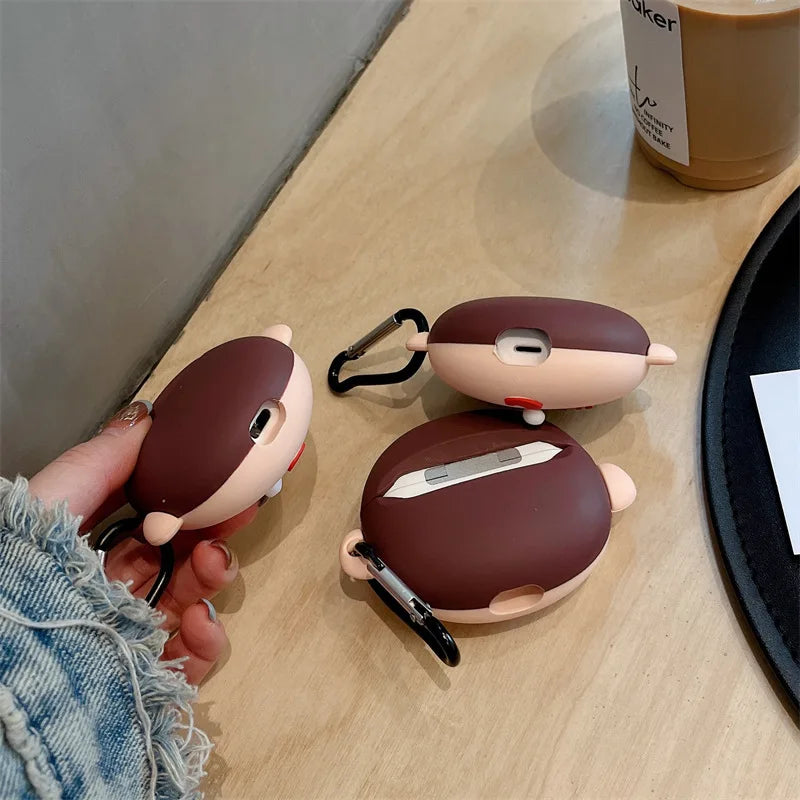 Cute 3D anime Snot Boy For Airpods Pro 2 Case,Soft Bluetooth Protective Earphone Cover For Airpods Pro Case For Boys Men