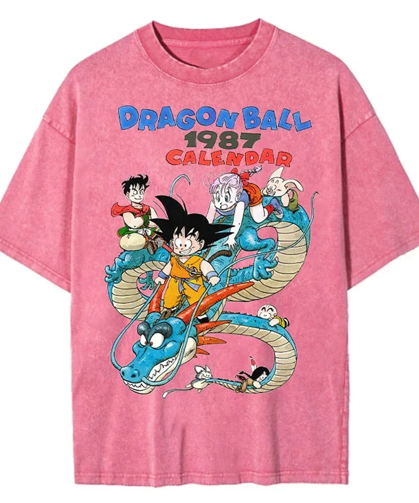Dragon Ball Oversized Vintage T-Shirt – Streetwear Cotton Tee
