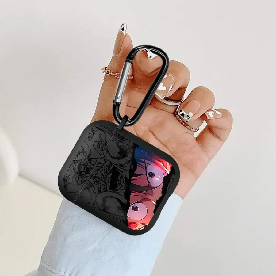 Case For Airpods Pro2 Pro 3 4 1 2 Pro3 Earphone Cases Cover Anime OneS P-ieceS