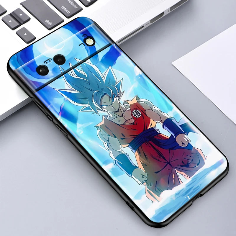 Dragon Ball Z Shockproof Case – Goku Edition for Google Pixel 4–9 Series