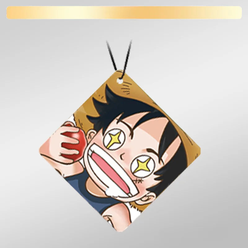One Piece Car Mounted Fragrance Patch Decoration Car Accessories Anime Luff Tony Tony Chopper Roronoa Zoro Car Interior