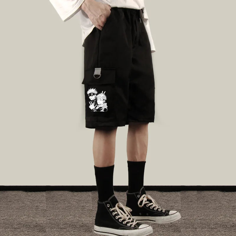 Jujutsu Kaisen Five Strips of Wushu Shorts Anime peripherals Character Beach Pants Casual Daily Sports Overalls Fan Gift