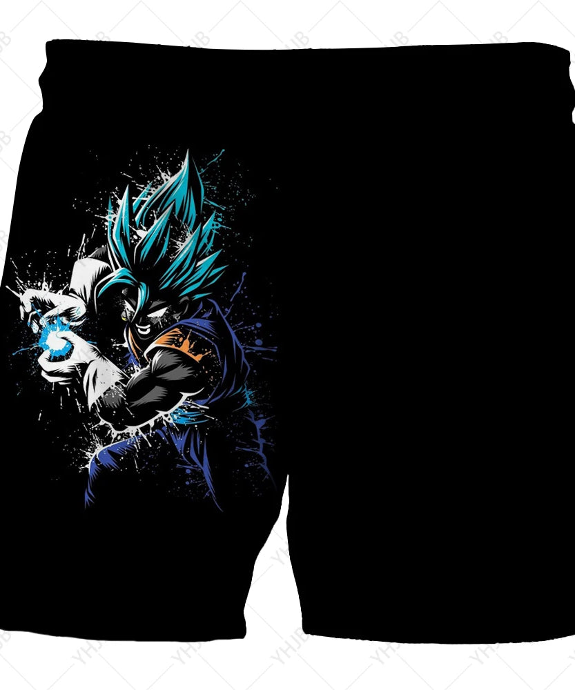 Dragon Ball Z Quick-Dry Swim Shorts – Cool Summer Beachwear