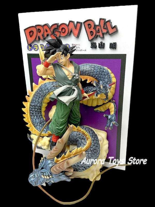 Dragon Ball Shenron & Goku PVC Action Figure — 44.5cm Statue