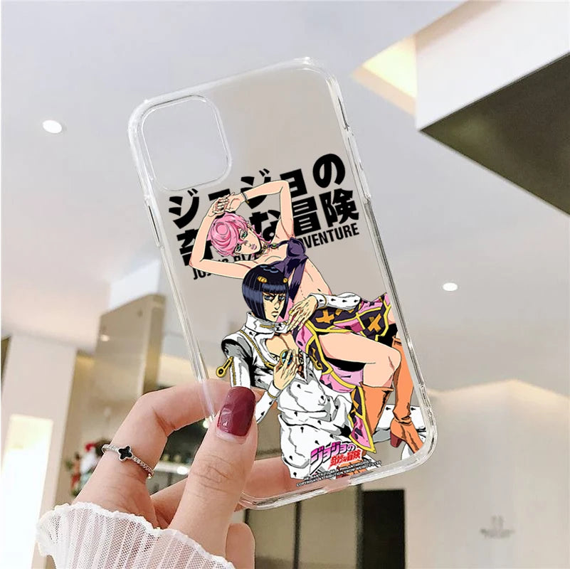 JoJo's Bizarre Adventure JoJo Anime Phone Cover For iPhone 11 12 13 14 15 16 17 Pro Max 16 15 14 Plus 17AIR Soft Silicone Case
