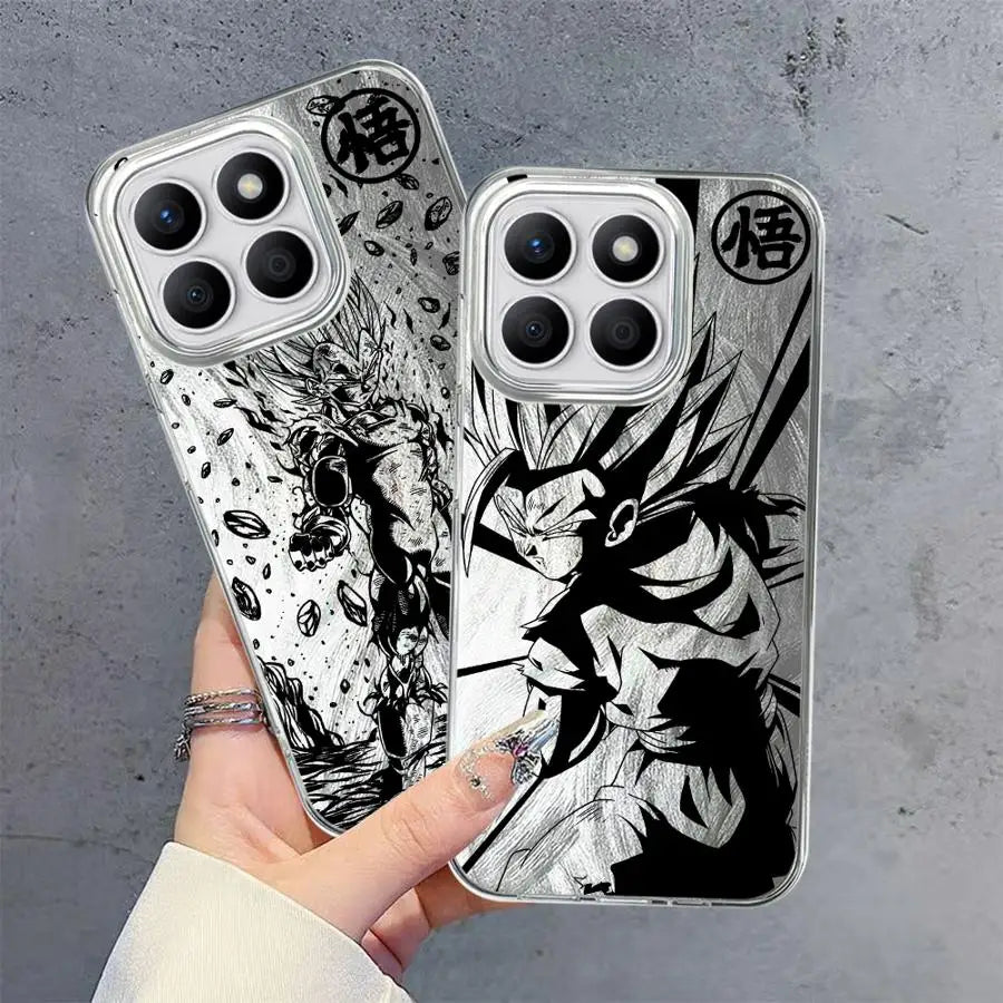 Dragons Balls Gokus Black Soft Shell Case for Honor X7b 200 400 Lite X9c X9a 200 Pro X9b X8a X8b X8c