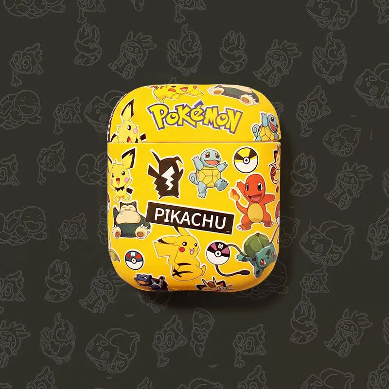 Anime Pokemon Cute Pikachu Earphone Case for Airpods 2 pro pro2 3rd 4 Cartoon Wireless Bluetooth Headphone Protective Cover