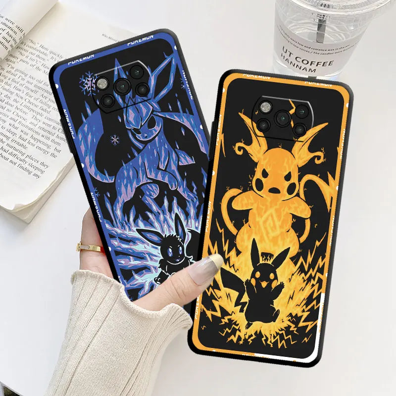 Pokemon Anime Phone Case for Xiaomi Mi Poco F5 X4Pro5G 11 Lite M5 9T X3 NFC 13 Pro M3 12 X 10 Silicone