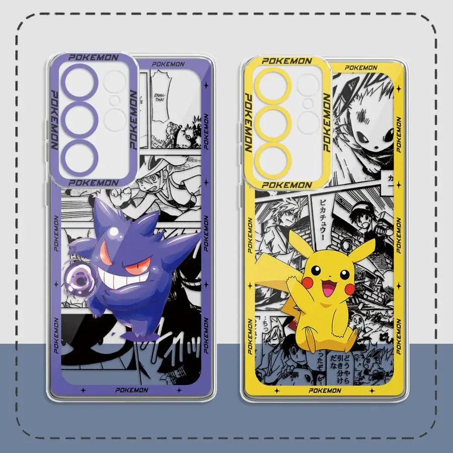 Pikachu Angel Eye Anime Case – Samsung Galaxy S21–S25, Note 10/20 Series