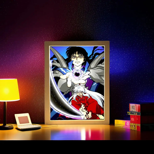Inuyasha LED Light Frame — Anime Night Lamp