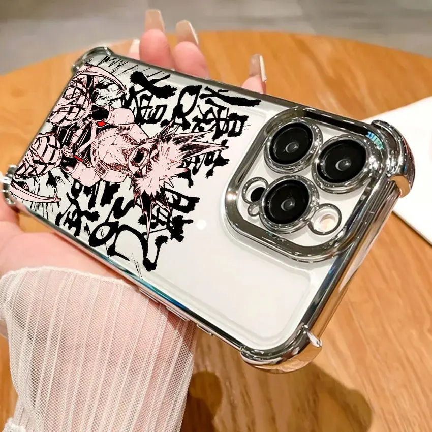 Deku Bakugo Anime Case For Samsung Galaxy A56 A55 A54 A52 A53 5G A36 A34 A35 A33 A50 A73 A26 A25 A16 A06 Clear Soft Phone Cover