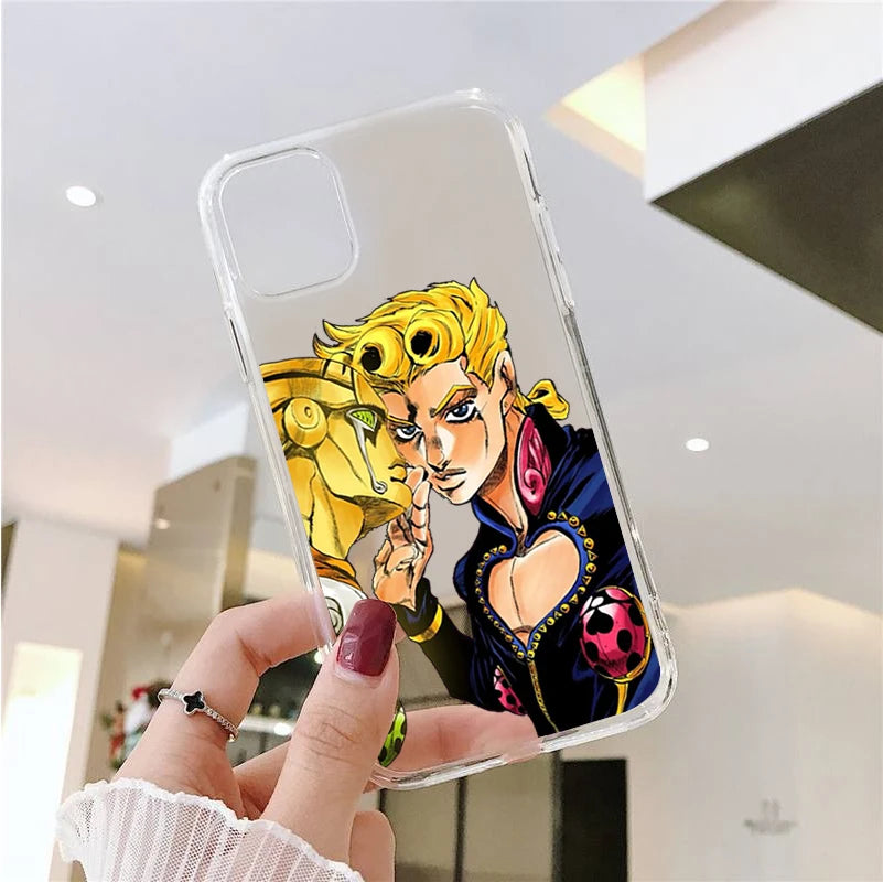 JoJo's Bizarre Adventure JoJo Anime Phone Cover For iPhone 11 12 13 14 15 16 17 Pro Max 16 15 14 Plus 17AIR Soft Silicone Case