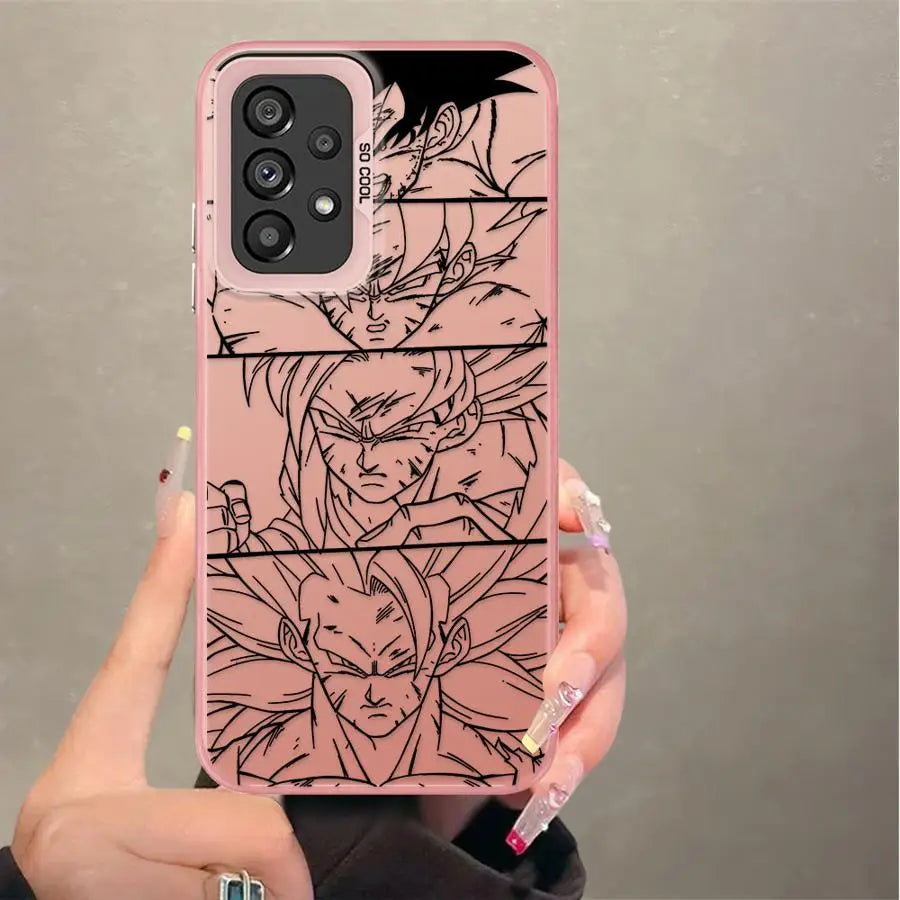 Soft Shell Phone Case For Samsung For Galaxy A24 A15 A16 A34 A32 A25 A17 A23 A14 A13 A12 Dragon Cool Ball